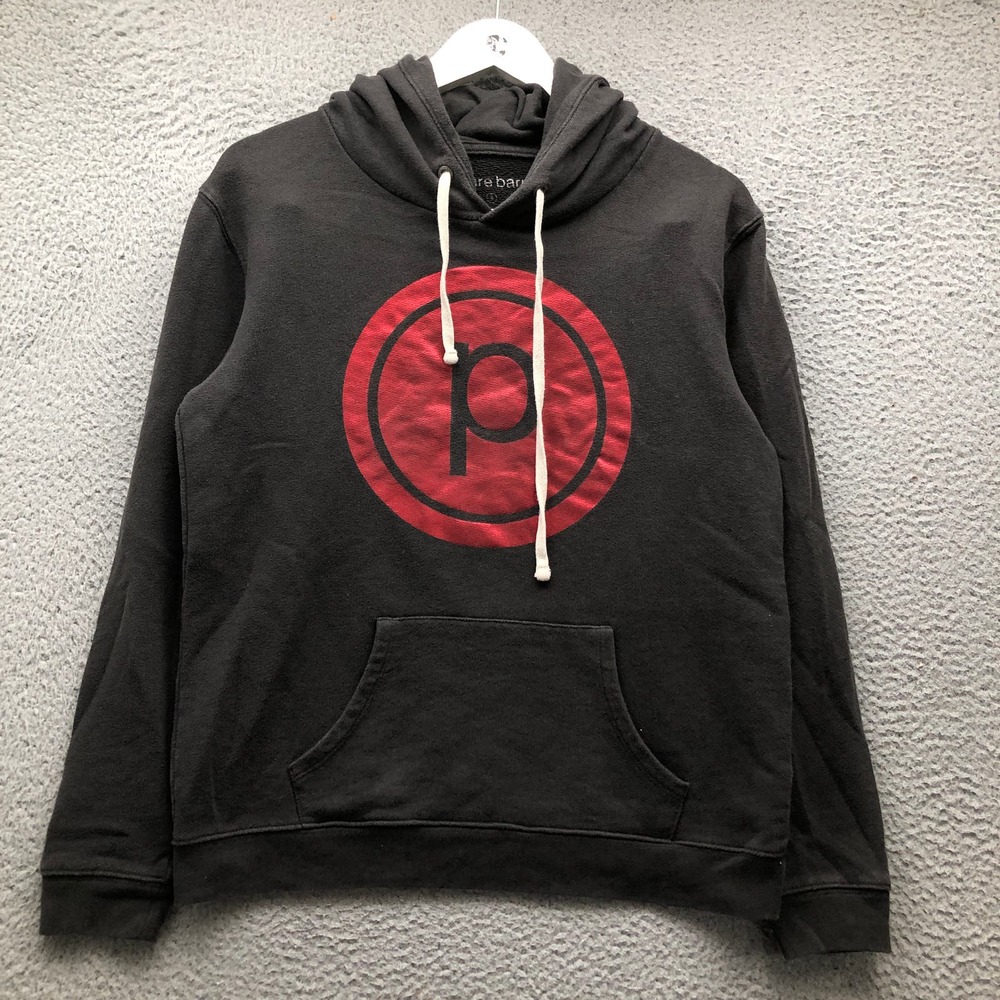 Black Hoodie with Red Logo